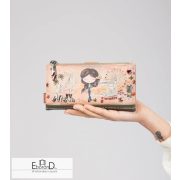 Anekke pénztárca, kivehető kártyatartóval, RFID védelem - Peace & Love kollekció